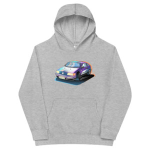 Compact Tuner Car (Kids Fleece Hoodie)