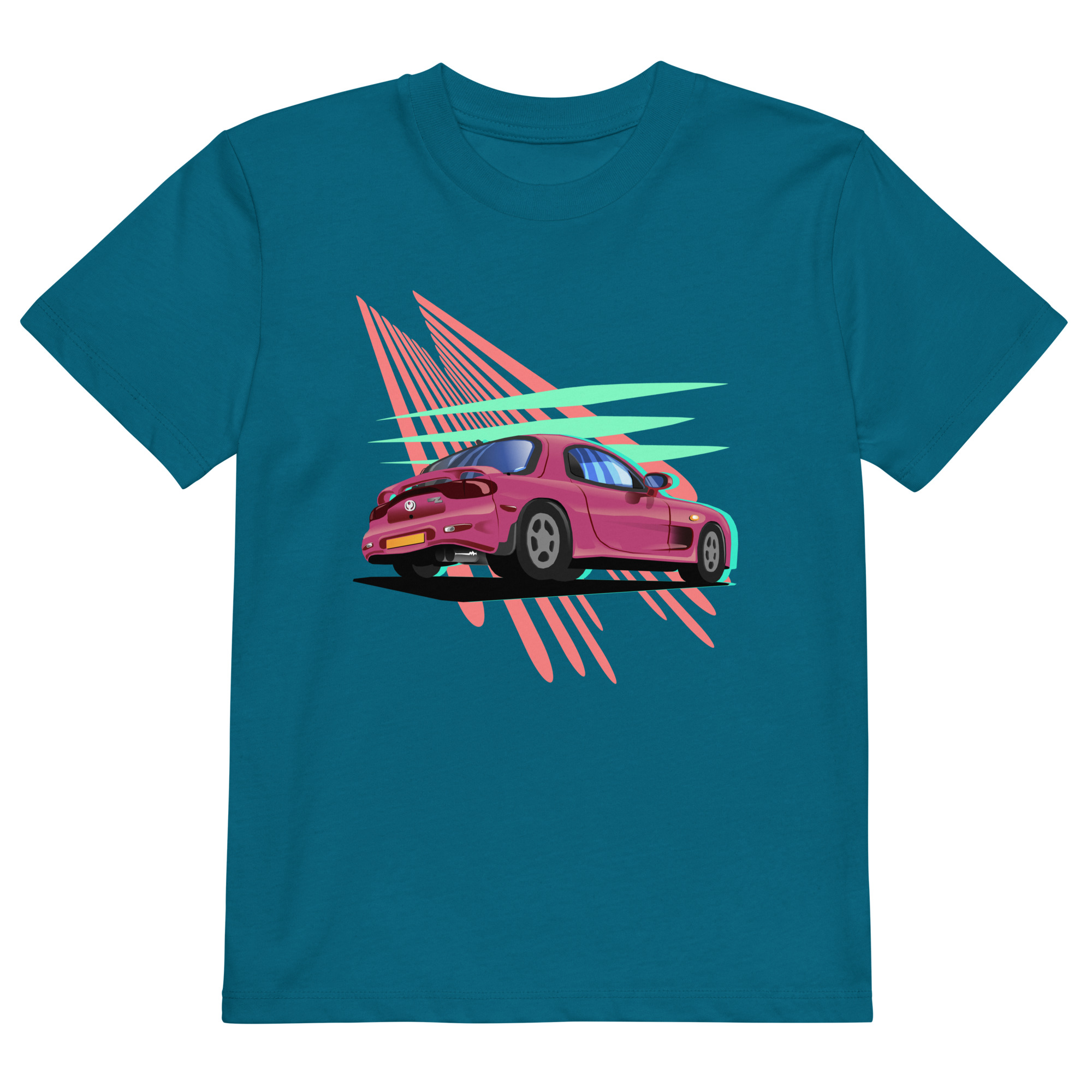 Exotic Sports Car (Organic Cotton Kids T-Shirt) - Image 5