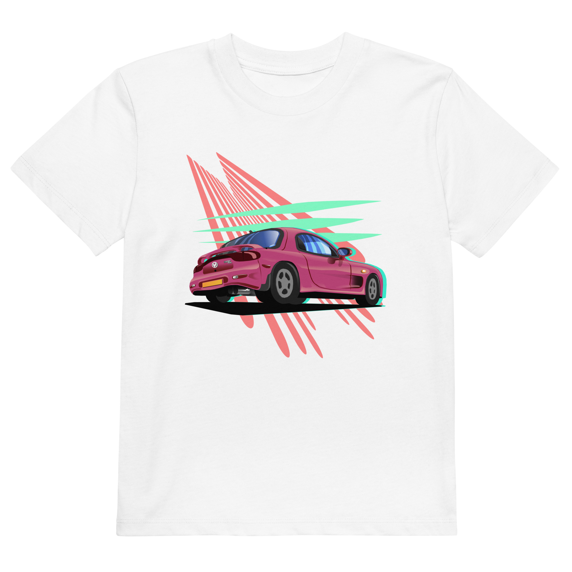 Exotic Sports Car (Organic Cotton Kids T-Shirt) - Image 6