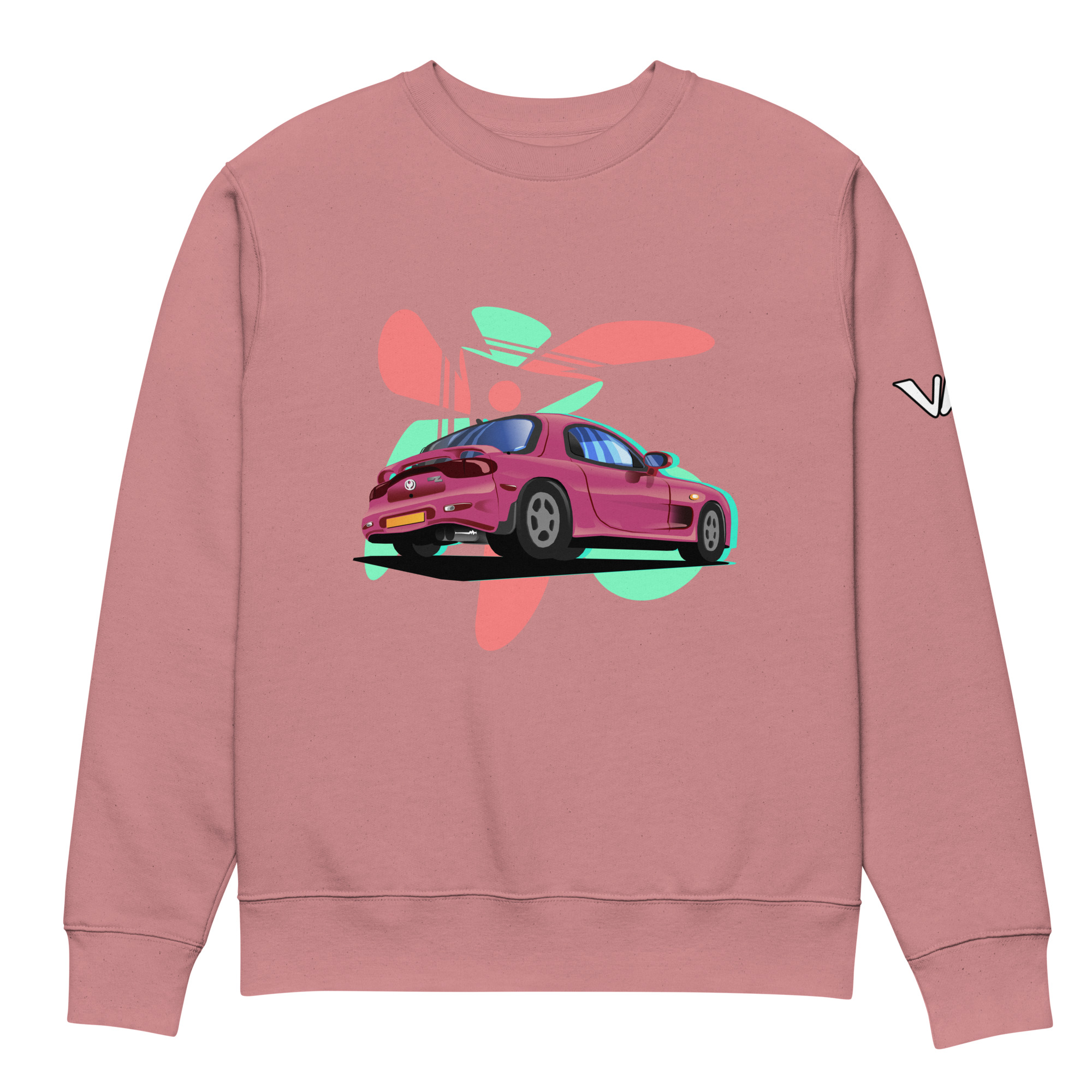 Exotic Sports Car (Unisex Eco Sweatshirt) - Image 2