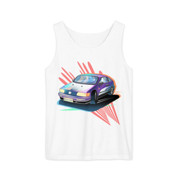 Compact Tuner Car (Unisex Garment-Dyed Tank Top)