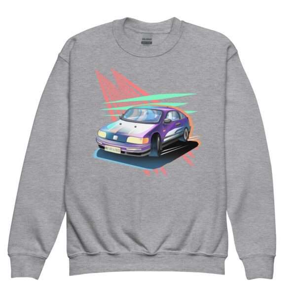 Compact Tuner Car (Youth Crewneck Sweatshirt)