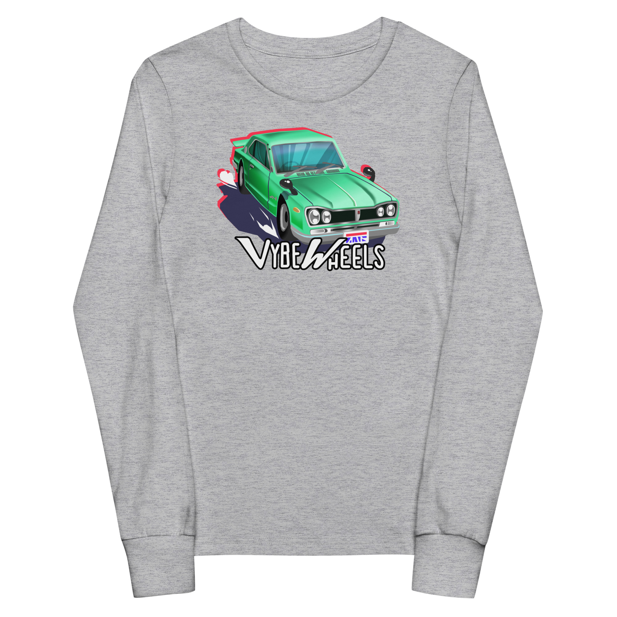 Vintage Muscle Truck (Youth Long Sleeve Tee) - Image 1