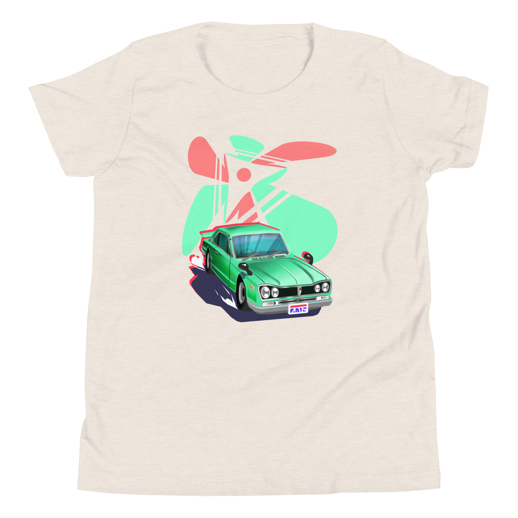 Vintage Muscle Truck (Youth Short Sleeve T-Shirt) - Image 8