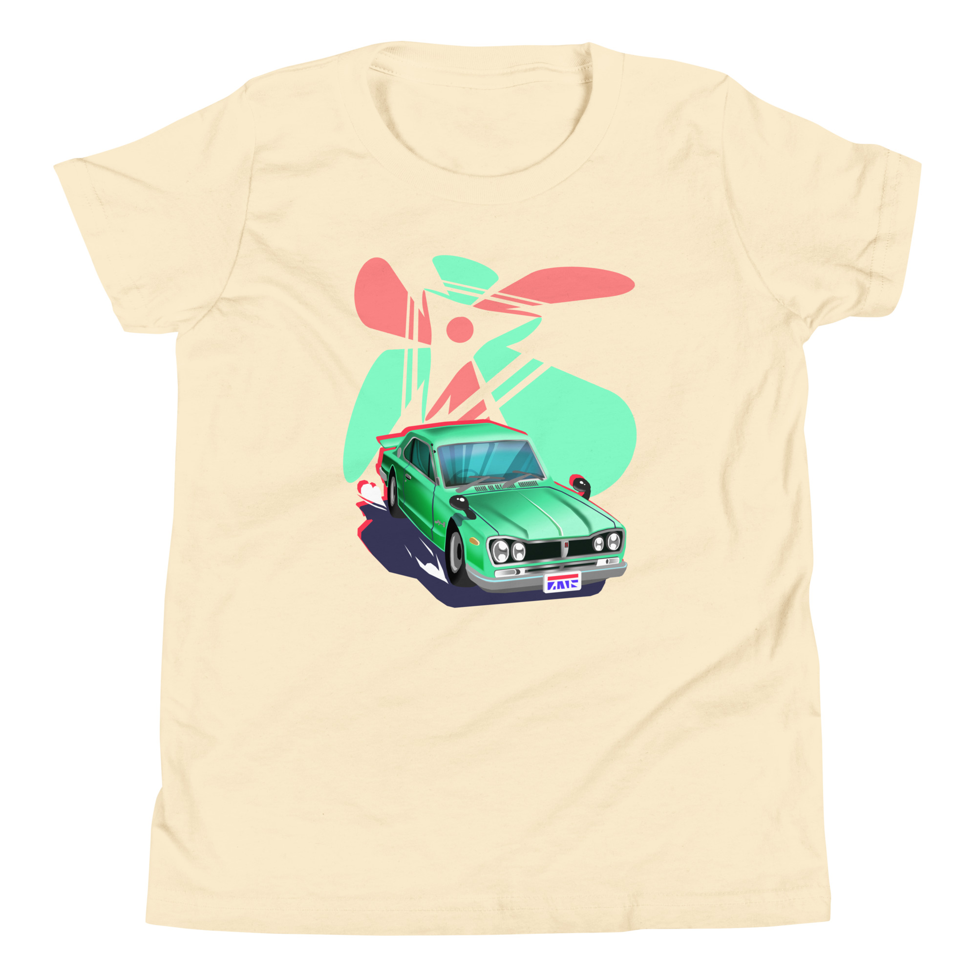 Vintage Muscle Truck (Youth Short Sleeve T-Shirt) - Image 19