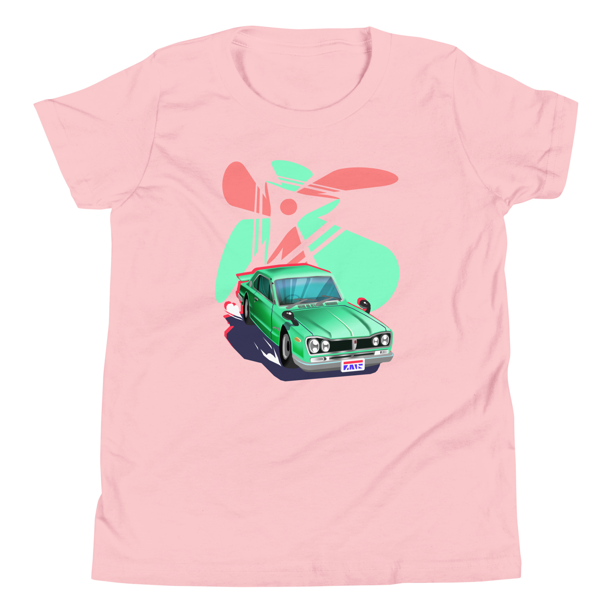 Vintage Muscle Truck (Youth Short Sleeve T-Shirt) - Image 14