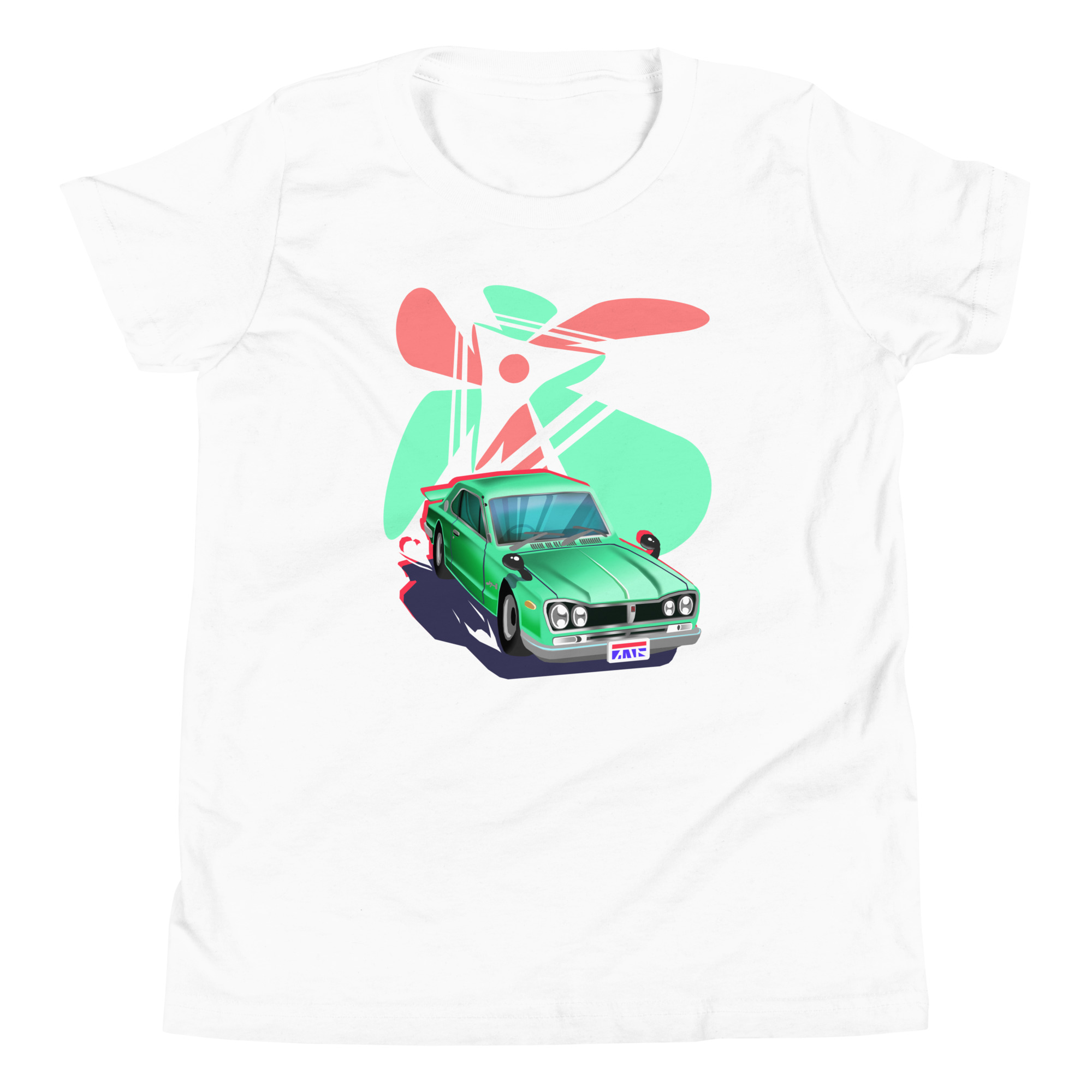 Vintage Muscle Truck (Youth Short Sleeve T-Shirt) - Image 18